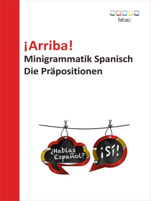 cover image of ¡Arriba! Minigrammatik Spanisch
